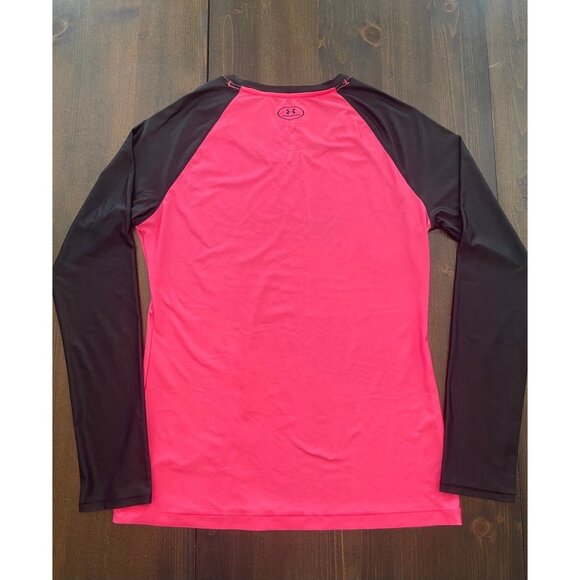 Under Armour Women’s Pink Batman Logo Long Sleeve Athletic Shirt Size medium - Picture 4 of 5
